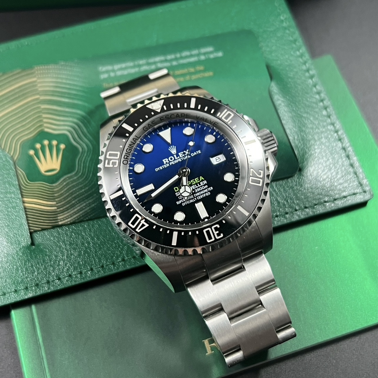 Rolex Sea Dweller Deepsea James Cameron Blue Ref Full Set