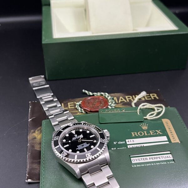 UNPOLISHED FULL SET ROLEX SUBMARINER NO DATE 40 REF. 14060M RRR - Image 2