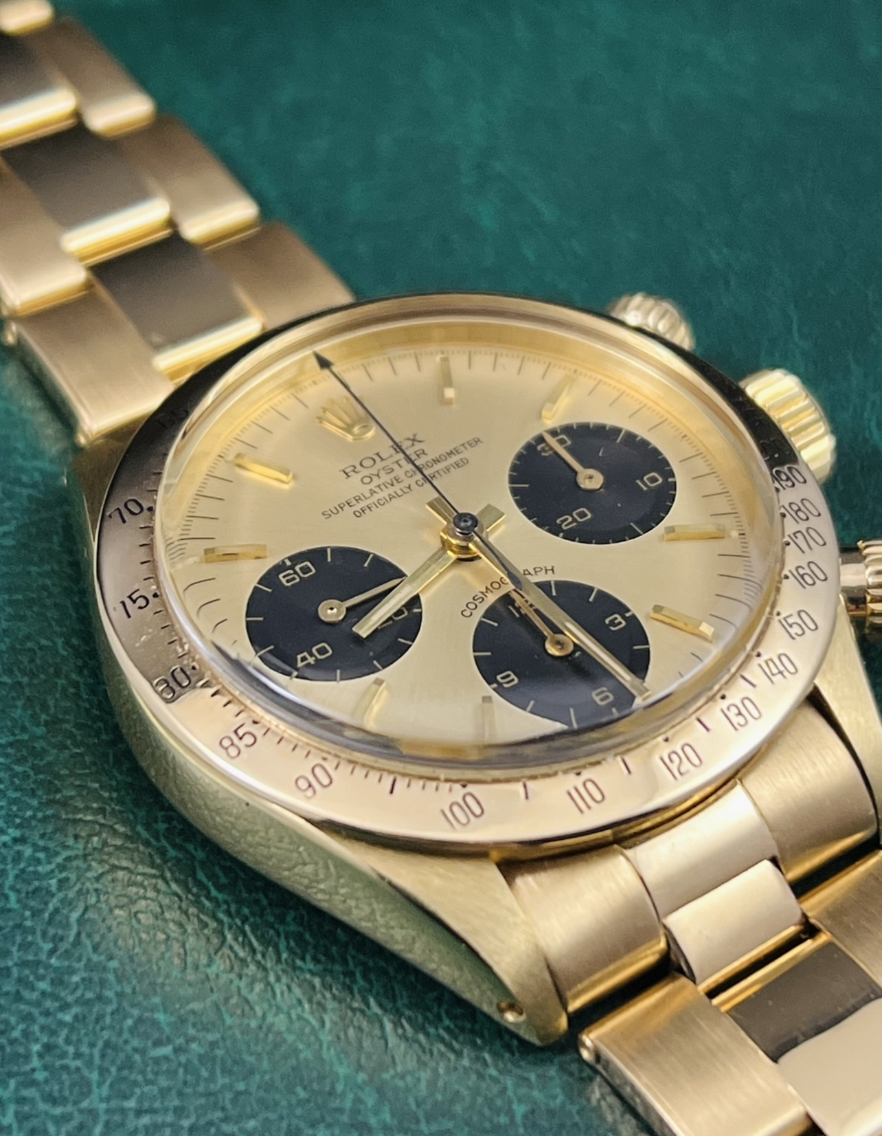 Rolex daytona hot sale 6265 gold