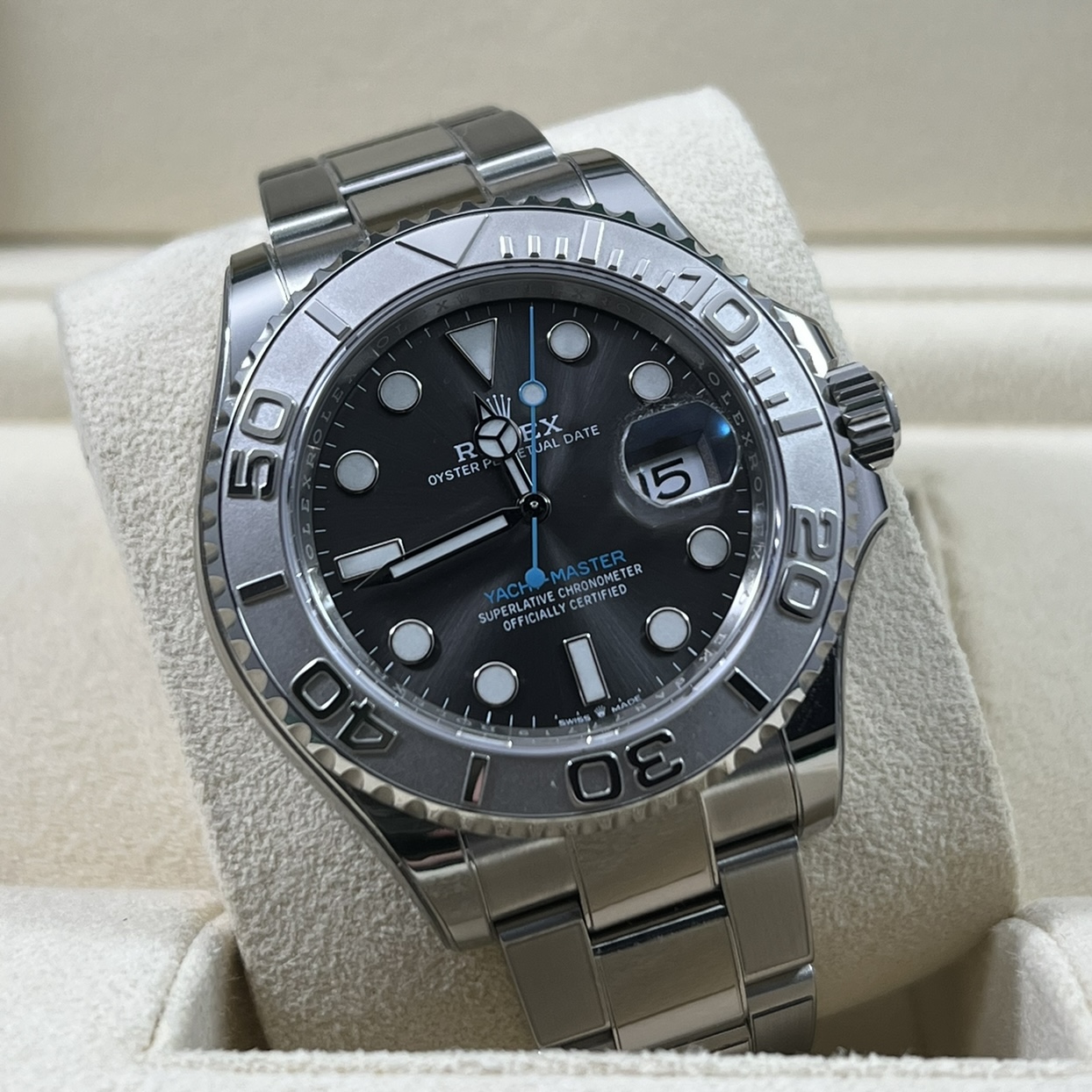 ROLEX YACHT-MASTER 40 REF. 126622 RHODIUM FULL SET – Singapura Watches