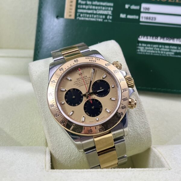 ROLEX DAYTONA REF. 116523 "PAUL NEWMAN" STEEL/GOLD FULL SET