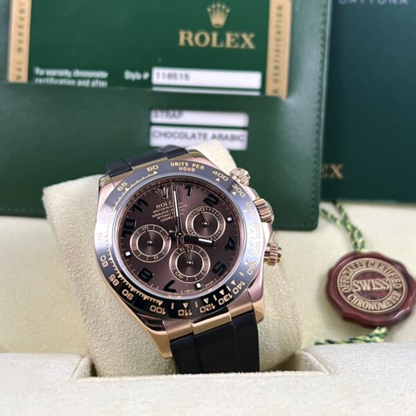 ROLEX DAYTONA CHOCOLATE REF. 116515LN ROSE GOLD FULL SET