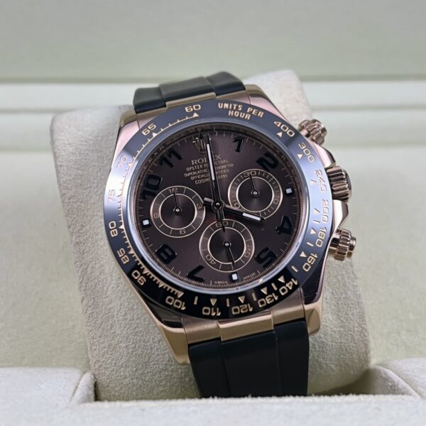 ROLEX DAYTONA CHOCOLATE REF. 116515LN ROSE GOLD FULL SET - Image 2