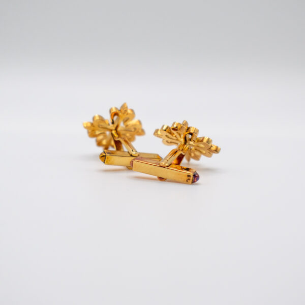 PATEK PHILIPPE CALATRAVA CUFFLINKS YELLOW GOLD 18K - Image 3