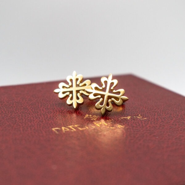 PATEK PHILIPPE CALATRAVA CUFFLINKS YELLOW GOLD 18K - Image 4