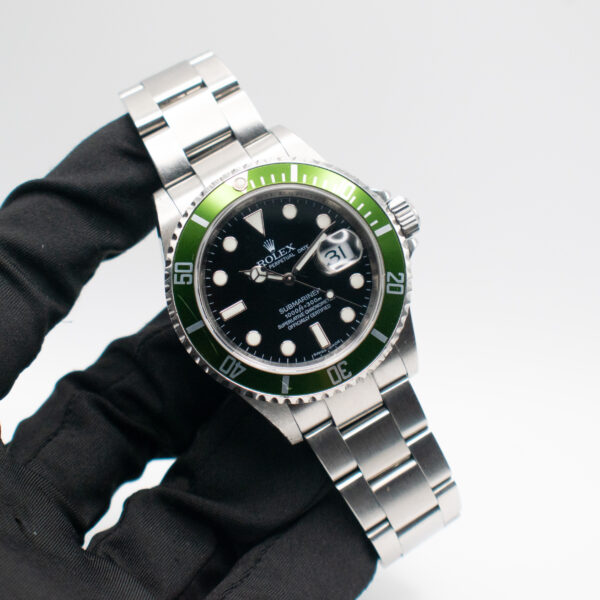 ROLEX SUBMARINER DATE REF. 16610LV KERMIT FULL SET - Image 2