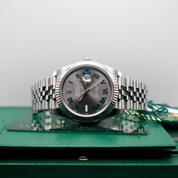 ROLEX DATEJUST 41 REF. 126334 WIMBLEDON JUBILEE FULL SET - Image 6