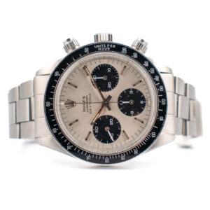 (VINTAGE) ROLEX DAYTONA REF. 6240 "MILLERIGHE" SILVER DIAL