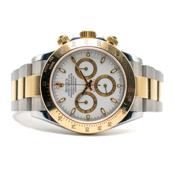 ROLEX DAYTONA REF. 116523 STEEL/GOLD FULL SET