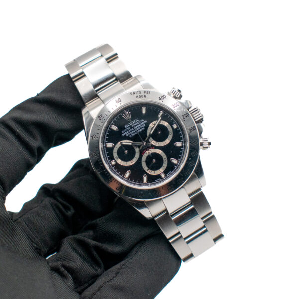 ROLEX DAYTONA REF. 116520 BLACK DIAL FULL SET - Image 2