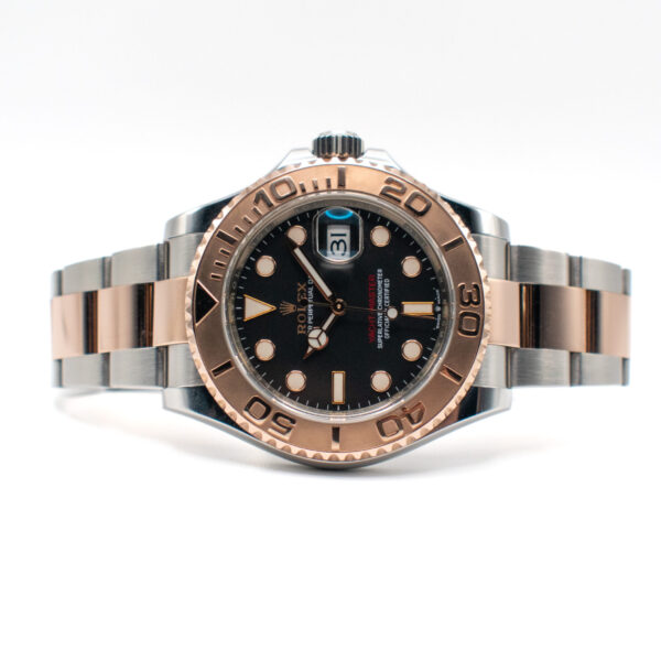 ROLEX YACHT-MASTER 40 REF. 126621 STEEL/ROSE GOLD BLACK DIAL FULL SET