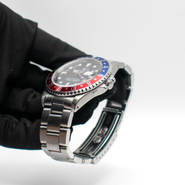 ROLEX GMT-MASTER II REF. 16710 PEPSI TRITIUM DIAL OYSTER FULL SET - Image 4