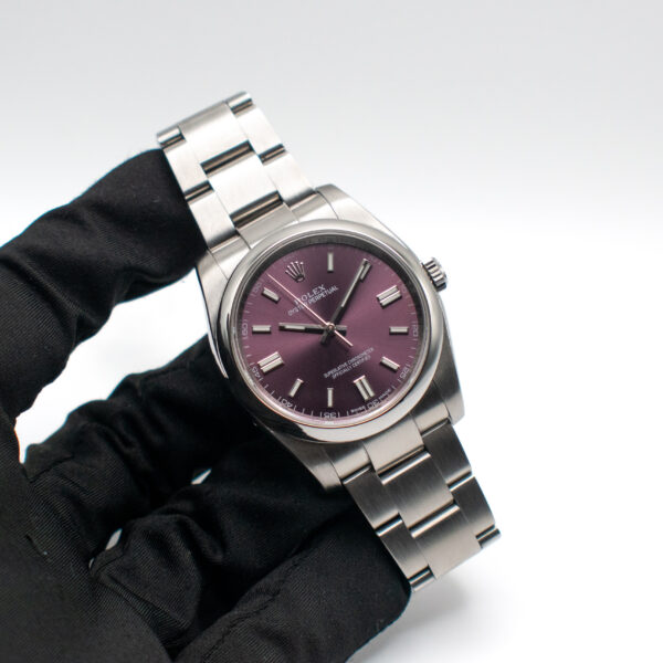 ROLEX OYSTER PERPETUAL 36 REF. 116000 GRAPE DIAL FULL SET - Image 2