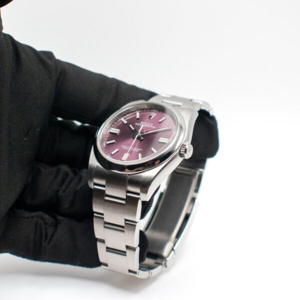 ROLEX OYSTER PERPETUAL 36 REF. 116000 GRAPE DIAL FULL SET - Image 4