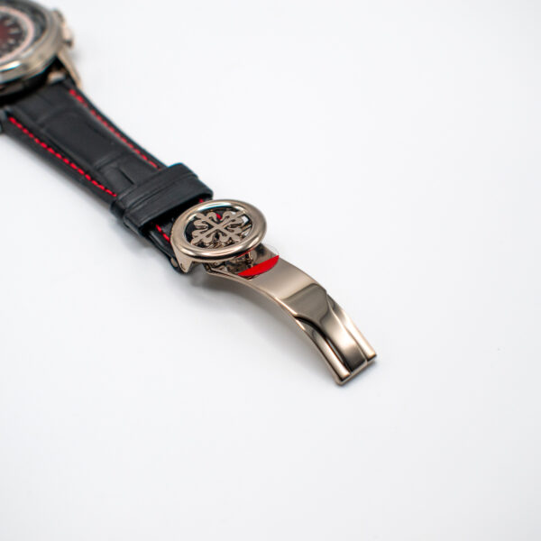 PATEK PHILIPPE WORLD TIME CHRONOGRAPH WHITE GOLD REF. 5930G RED SINGAPORE EDITION - Image 5