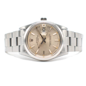 ROLEX OYSTER PERPETUAL DATE 34 REF. 15000 SILVER DIAL FULL SET