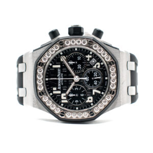 AUDEMARS PIGUET ROYAL OAK OFFSHORE REF. 26048SK BLACK DIAL FULL SET