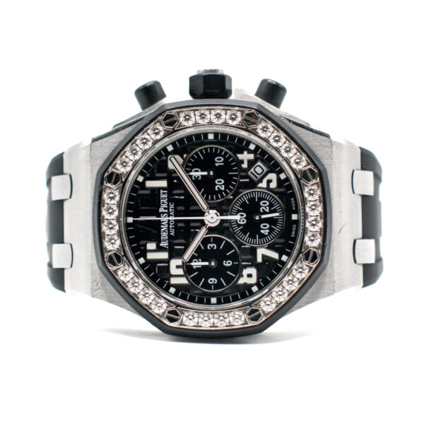 AUDEMARS PIGUET ROYAL OAK OFFSHORE REF. 26048SK BLACK DIAL FULL SET