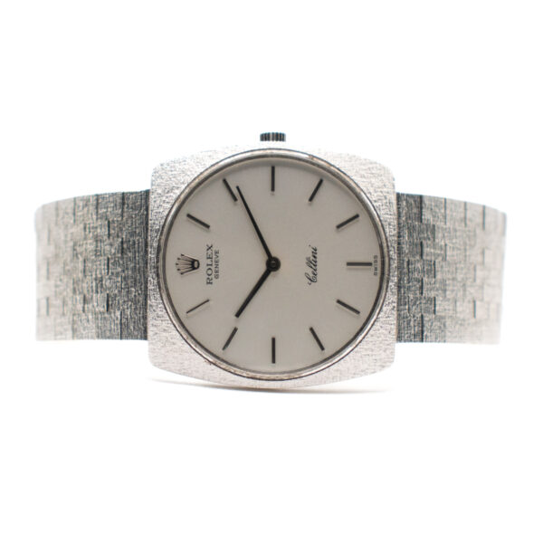 ROLEX CELLINI 18K WHITE GOLD 30MM MANUAL WINDING