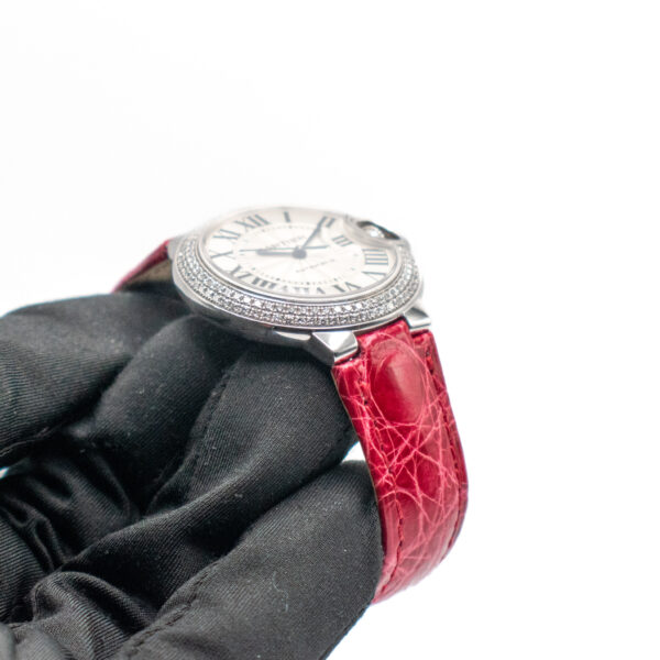 CARTIER BALLON BLEU REF. WE902067 WHITE GOLD FACTORY DIAMONDS FULL SET - Image 3