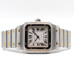 CARTIER SANTOS GALBEE REF. 2823 AUTOMATIC STEEL/GOLD FULL SET