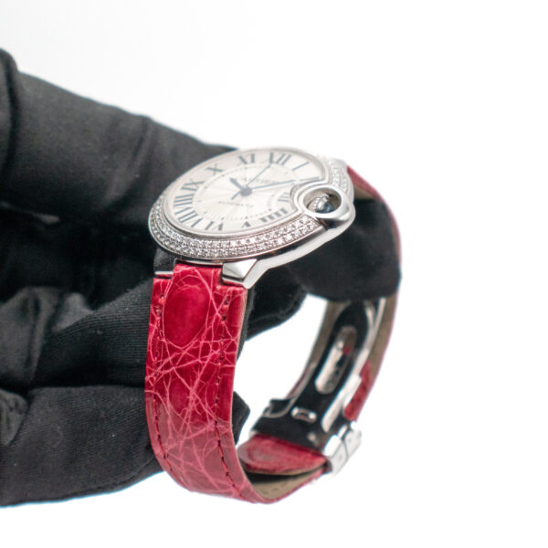 CARTIER BALLON BLEU REF. WE902067 WHITE GOLD FACTORY DIAMONDS FULL SET - Image 4