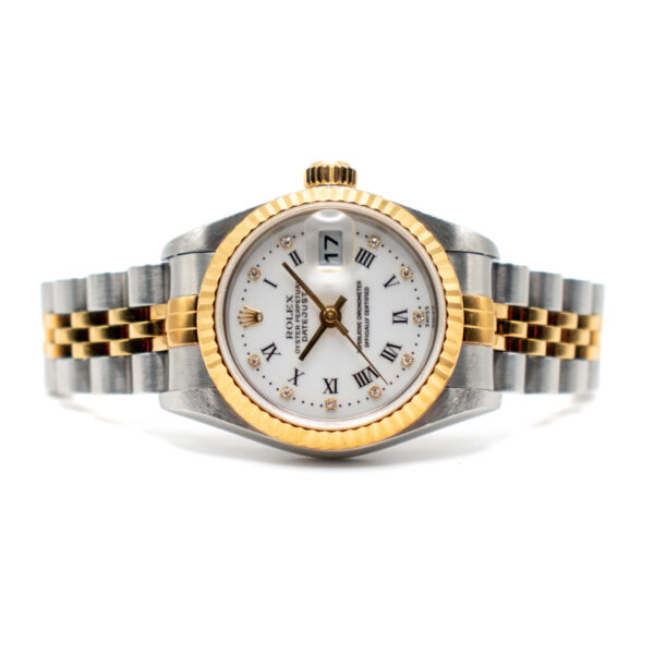 ROLEX LADY-DATEJUST 26 REF. 79173 STEEL/GOLD DIAMONDS INDEX