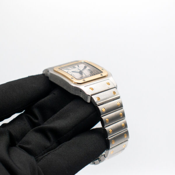 CARTIER SANTOS GALBEE REF. 2823 AUTOMATIC STEEL/GOLD FULL SET - Image 3