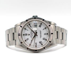 ROLEX OYSTER PERPETUAL DATE 34 REF. 15210 WHITE DIAL