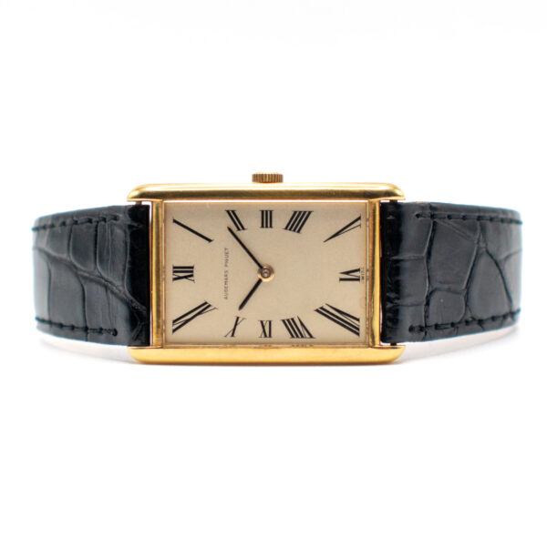AUDEMARS PIGUET RECTANGULAR 18K YELLOW GOLD MANUAL WINDING