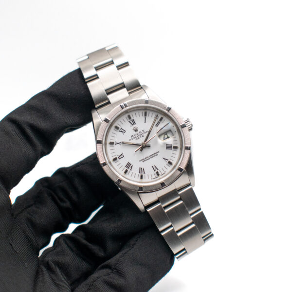 ROLEX OYSTER PERPETUAL DATE 34 REF. 15210 WHITE DIAL - Image 2