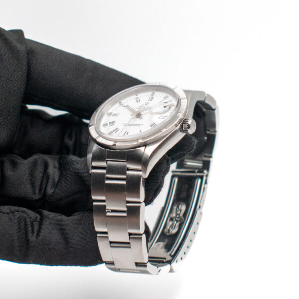ROLEX OYSTER PERPETUAL DATE 34 REF. 15210 WHITE DIAL - Image 4