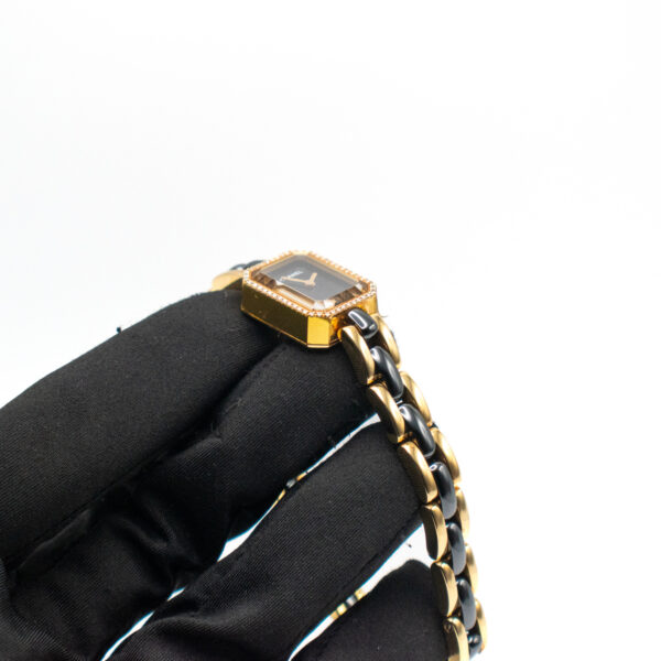 CHANEL PREMIÈRE REF. H2436 DIAMONDS BEZEL BLACK CERAMIC/YELLOW GOLD 18K - Image 3