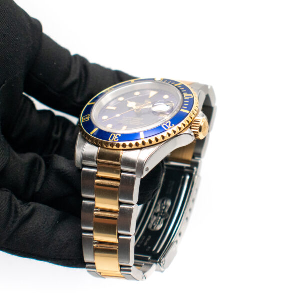 ROLEX SUBMARINER DATE REF. 16613 BLUE DIAL STEEL/GOLD FULL SET - Image 4