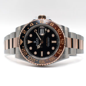 ROLEX GMT-MASTER II REF. 126711CHNR ROOTBEER STEEL/ROSE GOLD FULL SET