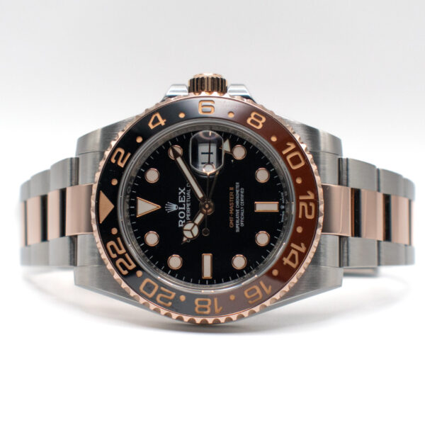 ROLEX GMT-MASTER II REF. 126711CHNR ROOTBEER STEEL/ROSE GOLD FULL SET