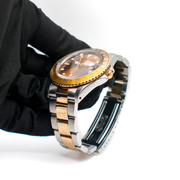ROLEX GMT-MASTER II REF. 16753 STEEL/GOLD ROOTBEER CERTIFICATE - Image 3