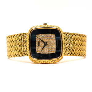 PIAGET 18K YELLOW GOLD REF. 12773 ONYX DIAL AUTOMATIC