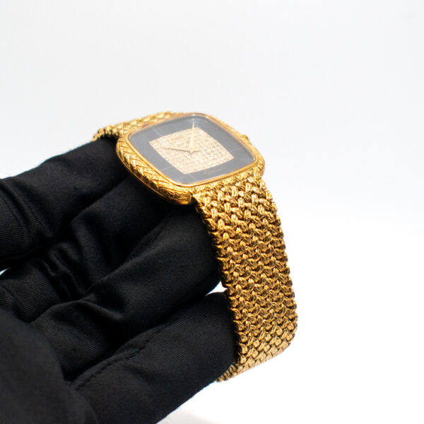 PIAGET 18K YELLOW GOLD REF. 12773 ONYX DIAL AUTOMATIC - Image 3