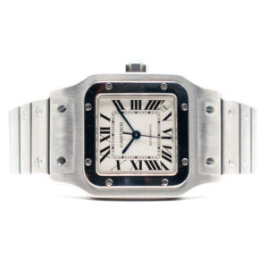 CARTIER SANTOS GALBEE REF. 2823 AUTOMATIC STEEL FULL SET