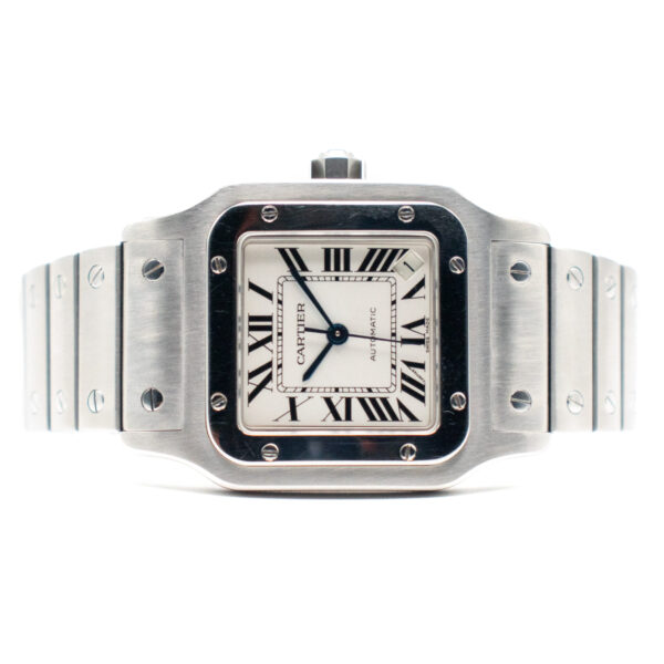 CARTIER SANTOS GALBEE REF. 2823 AUTOMATIC STEEL FULL SET