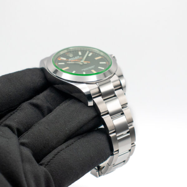 ROLEX MILGAUSS GREEN REF. 116400GV NFC CARD FULL SET - Image 3