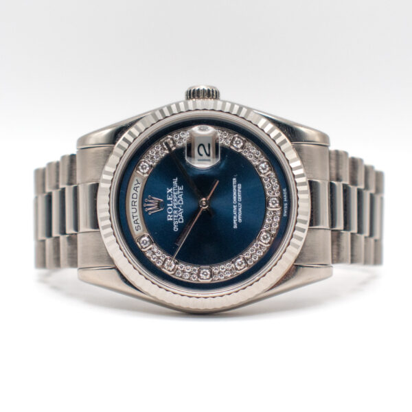 ROLEX DAY-DATE 36 PRESIDENT REF. 118239 WHITE GOLD