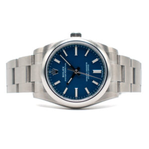 ROLEX OYSTER PERPETUAL 34 REF. 124200 MED BLUE BRAND NEW 08/2025