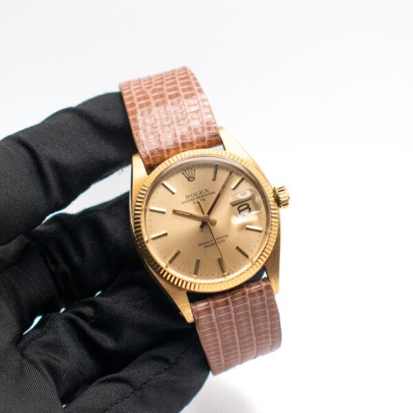 (VINTAGE) ROLEX OYSTER PERPETUAL 34 REF. 6537 YELLOW GOLD 18K - Image 2