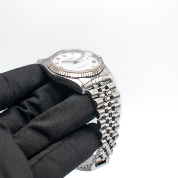 ROLEX DATEJUST 36 REF. 16234 WHITE ROMAN JUBILEE - Image 3