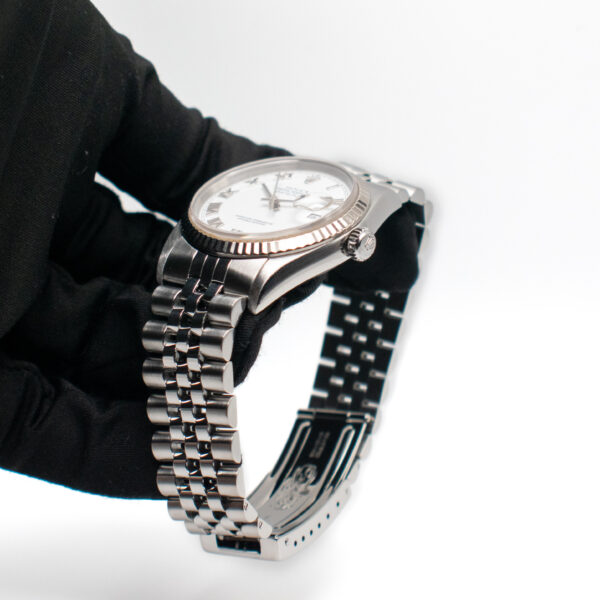 ROLEX DATEJUST 36 REF. 16234 WHITE ROMAN JUBILEE - Image 4