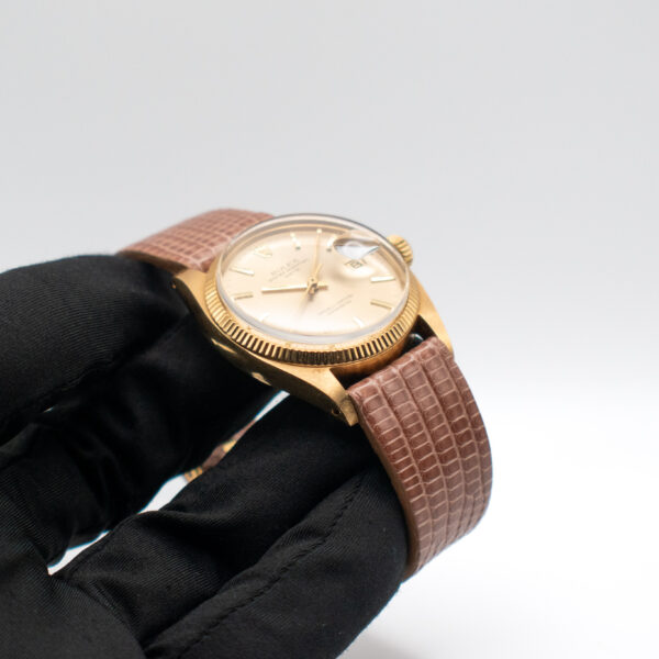 (VINTAGE) ROLEX OYSTER PERPETUAL 34 REF. 6537 YELLOW GOLD 18K - Image 3