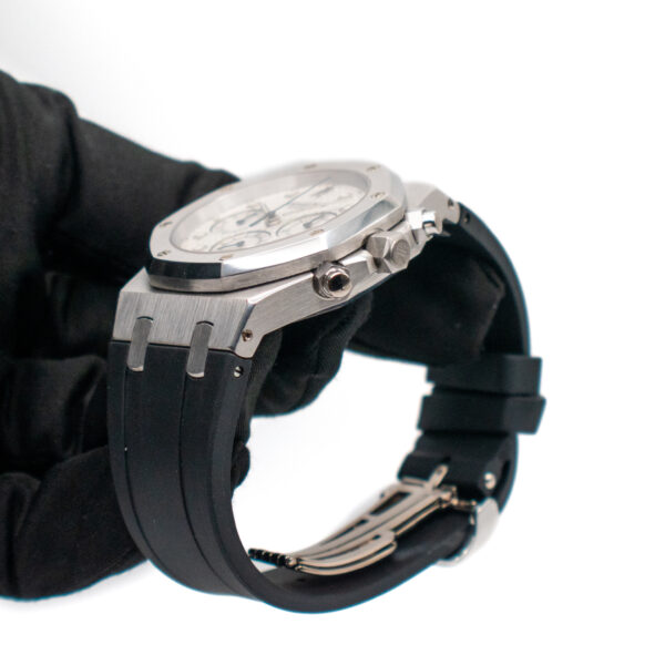 AUDEMARS PIGUET ROYAL OAK CHRONOGRAPH REF. 26022BC WHITE GOLD FULL SET - Image 4