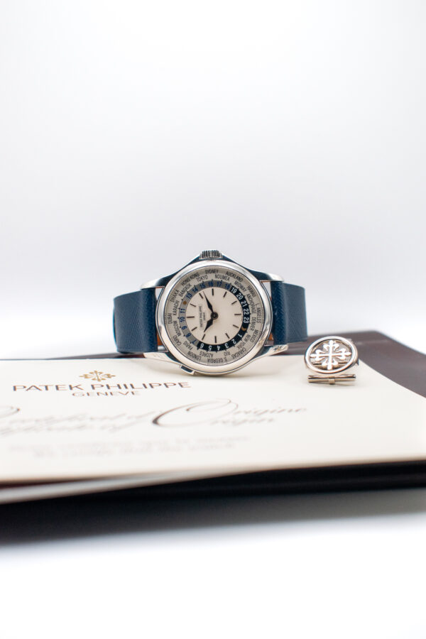 PATEK PHILIPPE WORLD TIME REF. 5110G WHITE GOLD FULL SET - Image 5